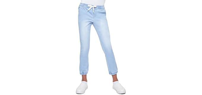 YMI Kozy  - Jogger Jeans for Tall Skinny Little Girls