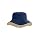Coolibar UPF 50+ Men's Reversible Bucket Hat - Sun Protective,Large/X-Large,Tan/Navy