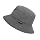 Lightweight Quick Dry Packable Bucket Sun Hat for Men Women – UPF Outdoor Fishing Hiking Beach Travel Safari Hat(S/M, 2. Light - Dark Gray)