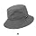 Lightweight Quick Dry Packable Bucket Sun Hat for Men Women – UPF Outdoor Fishing Hiking Beach Travel Safari Hat(S/M, 2. Light - Dark Gray)