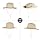 Sun Hats for Men Women Safari Hat Foldable Fishing Hat UPF 50+ Bucket Hat