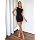 Trendy Queen Womens Mini Summer Dresses 2026 Going Out Sexy Bodycon Black