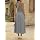 Wenrine Womens Halter V Neck Corset Maxi Dresses Summer Plaid Smocked Dress
